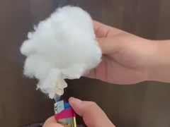 Vlamvertragende polyester stapelvezels