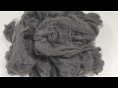 Holle stapel polyestervezel 6.67D Zwarte man gemaakt stapelvezels voor matras