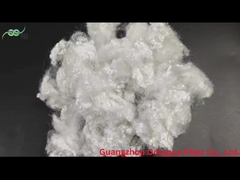 Virgin Medium Crimp Flame Retardant Viscose Fiber 64mm voor geluidsisolatie