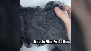 Polypropyleenvezel 3D*65mm zwart