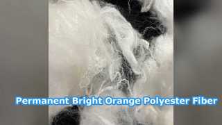 Helder oranje polyester touw 2D permanente kleurvezel