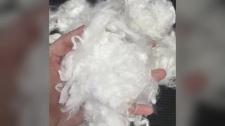 2D×25mm faseverandering energieopslagvezel, met siliciumolie behandelde gladde stapelvezel voor textielfilli