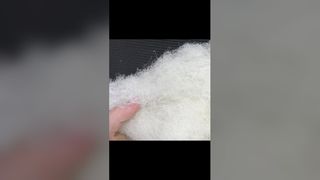 Virgin Rigid Hard Cotton Staple Fiber, High Crimp Furniture Support Textile Raw Material