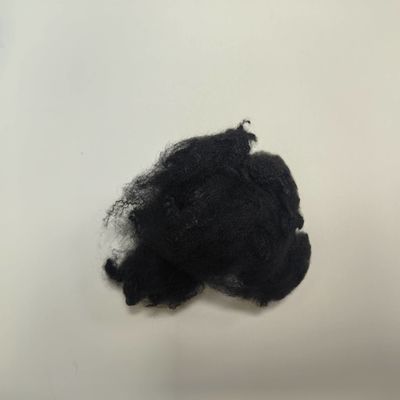 kopen Brandwerende polypropyleenvezel 76 mm Zwarte polypropyleenstapevezel online vervaardiging