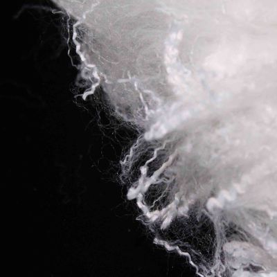 kopen Witte polyester kunstmatige stapelvezel 51mm 180°C voor gebruik in het interieur van auto's online vervaardiging