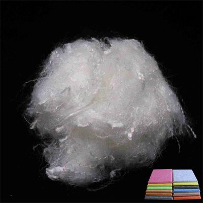 kopen Kunstmatig laag smeltpunt polyester natuurlijke vezels 110°C Wit voor geluidsisolatie online vervaardiging