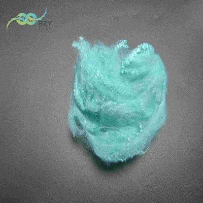 kopen Recycled non siliconized 4080 lichtblauw poly stapelvezel 51 mm online vervaardiging