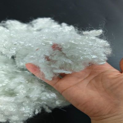 kopen Recycled HCS Fiber 7D*64mm Silicone Polyester Stapelvezel online vervaardiging