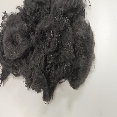 Goedkope regeneratieve zwarte 3D * 76mm polypropyleen stapel fi voor het interieur van de auto