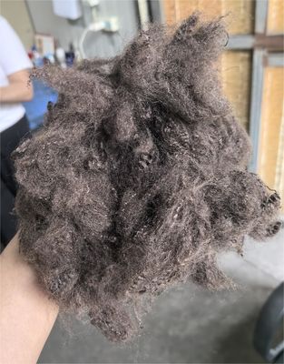 Goede prijs. Recycled polyester stapelvezel 6D 64mm donkerkoffie bruin online