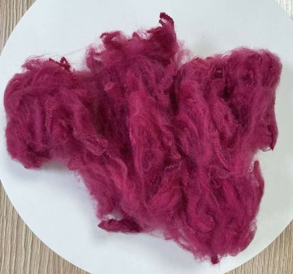Goede prijs. Gerecyclede Polyester Stapelvezel 2.5D 51mm Pruimpaars online