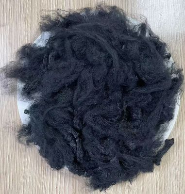 Goede prijs. Virgin polyester stapelvezel 3D 150 mm Zwart voor spinnen online