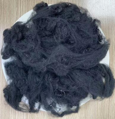 Goede prijs. Virgin Polyester Staplevezel 3D 65mm Zwart  Oliegehalte 0.15-0.3% online