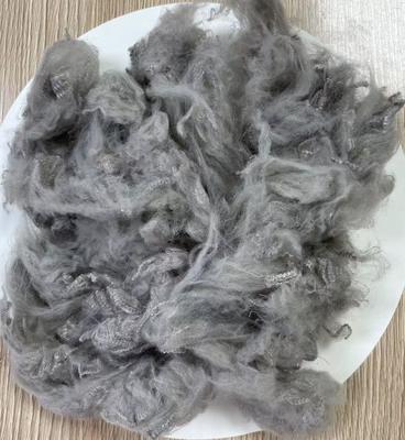 Goede prijs. Gerecyclede polyesterstapelvezel 1.5D 38mm lichtgrijs UV-bescherming online