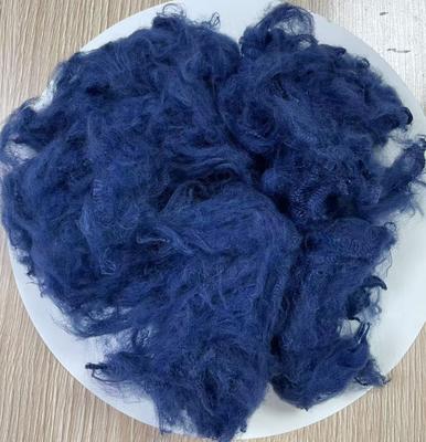 Goede prijs. Gerecyclede polyesterstapelvezel 1.5D 38mm Saffierblauw online