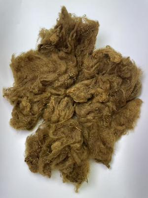 Goede prijs. Recycled Polyester Staple Fiber 1.5D Yellow Brown with 0.2% Oil Content for High Durability online