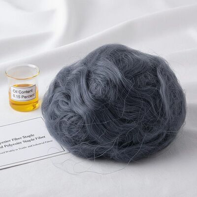 Goede prijs. 0.15% oliegehalte Polyester stapelvezels met SD-glans en siliconencoating voor textieltoepassingen online