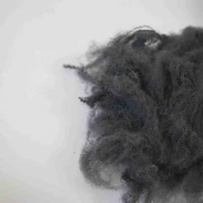 Goede prijs. Low Crimp Solid Polyester Staple Fiber PSF 8.89D×65mm Grijzige kunstmatige PSF online