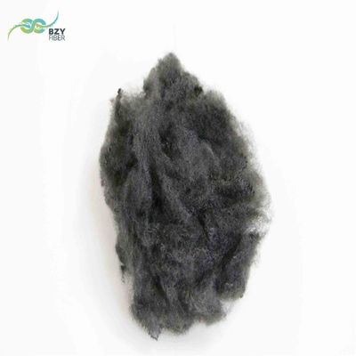 Goede prijs. 6D Holle gerecycled polyester stapelvezels niet-geliconeerd Grijs Zwart PSF online