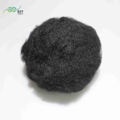Goede prijs. 64 mm Zwarte Dope Gekleurd Recycled Non-Siliconised Dope Gekleurd Viscose Fiber online