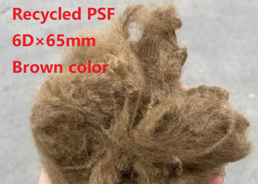 Goede prijs. 6D×65mm Polyester stapelvezel 100% Polyester Chip Raw Material Polyester stapelvezel met goede slagweerstand en ronde vorm online