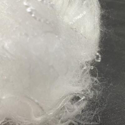 Biodegradable PLA Fiber 51mm Semi-Matt Hollow Silicone for Disposable Products