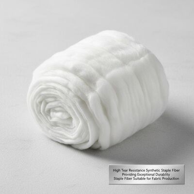 Kwaliteit Laag vochtgehalte Silicone-gecoate polyester stapelvezels gemaakt van hernieuwbare en gerecycleerde materialen fabriek