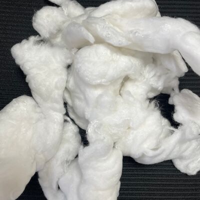 Kwaliteit 1.33D*38MM Super Absorberende Stapelvezel, Hoog Vloeistofhoudend Rouwstof voor Gezichtsmasker Niet-geweven fabriek